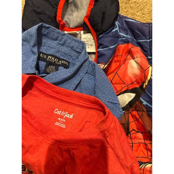 Bundle of Boy Clothes Mixed with Tops & Jackets Size 7/8 - Picture 2 of 9